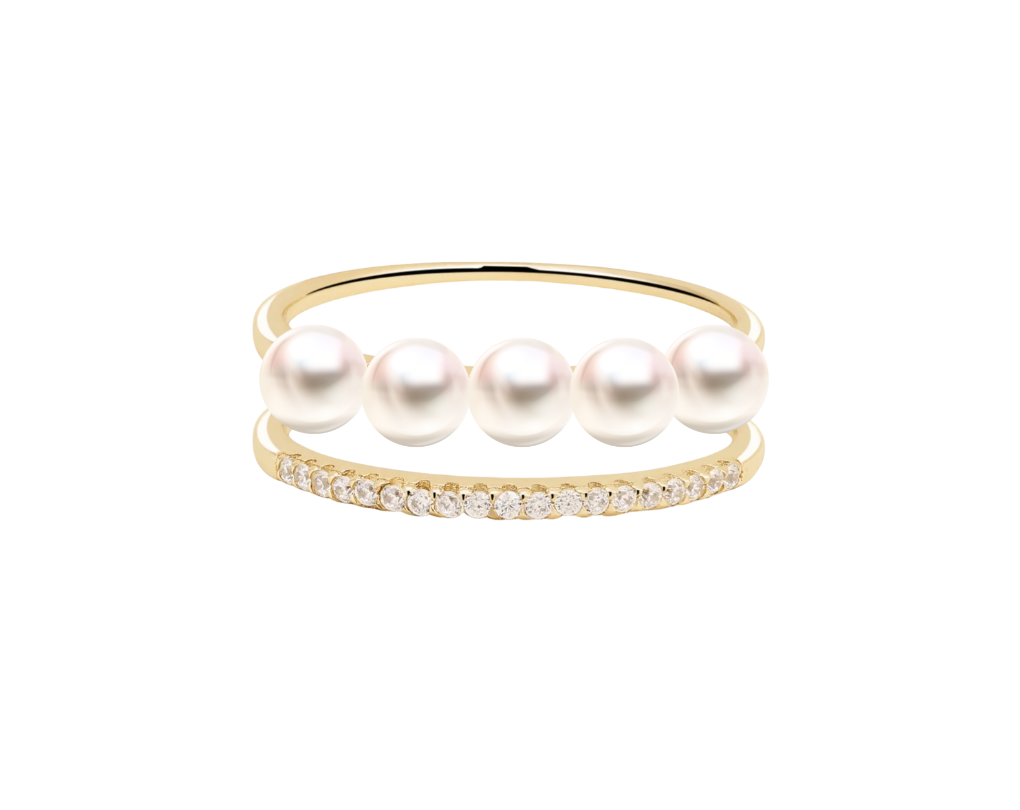 Diamond & Pearl Duo Ring